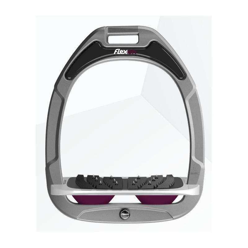 Comparer les prix de Étriers Endurance Blanc/Gris/Prune Flex On Green Composite