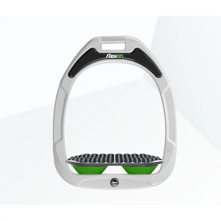 Sättel Endurance Weiß/Grau/Grün Flex-On Green Composite
