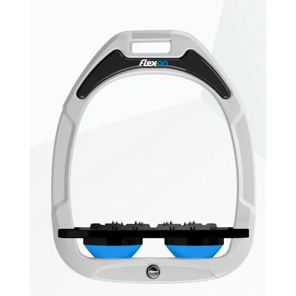 Étriers Incliné Grip Blanc/Noir/Bleu Flex-On Green Composite