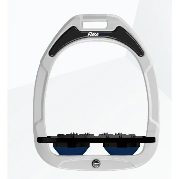 Étriers Incliné Grip Blanc/Noir/Marine Flex-On Green Composite