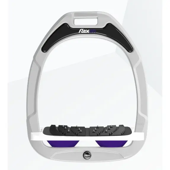 Étriers Incliné Ultra Grip Blanc/Blanc/Violet Flex-On Green Composite