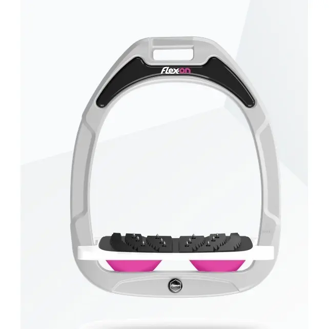Étriers Incliné Ultra Grip Blanc/Blanc/Rose Flex-On Green Composite