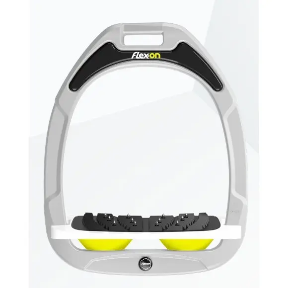 Étriers Incliné Ultra Grip Blanc/Blanc/Jaune Flex-On Green Composite