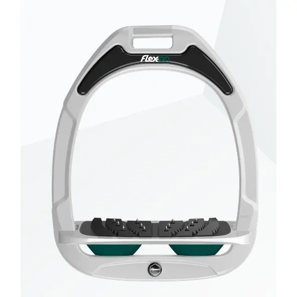 Étriers Incliné Ultra Grip Blanc/Gris/Vert Flex-On Green Composite