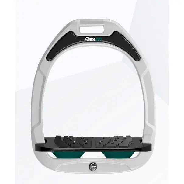 Étriers Incliné Ultra Grip Blanc/Noir/Vert Flex-On Green Composite