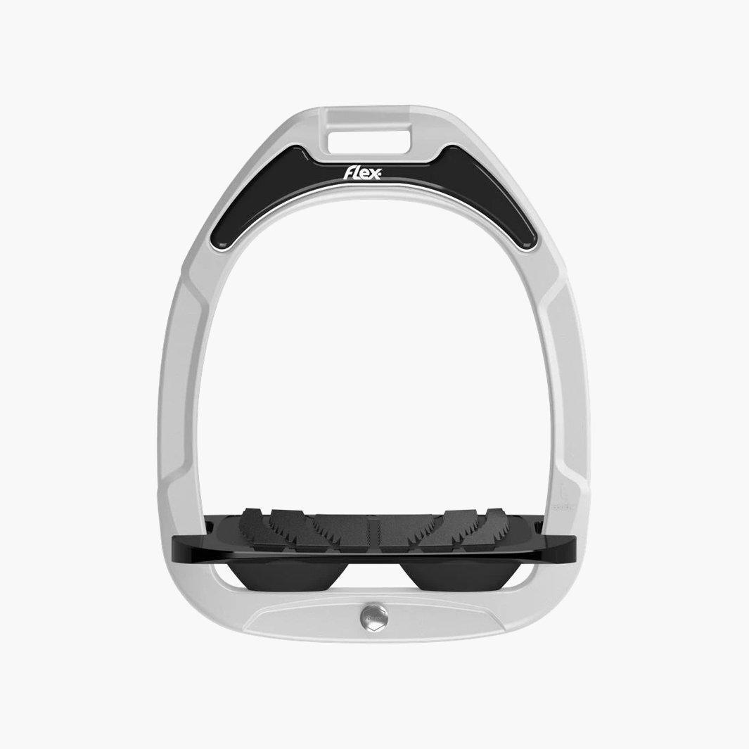 Meilleurs prix pour Étriers Plat Grip Blanc/Noir/Noir Flex On Green Composite