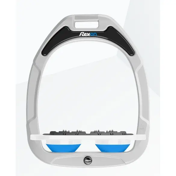 Comparer les prix de Étriers Plat Ultra Grip Blanc/Blanc/Bleu Flex-On Green Composite