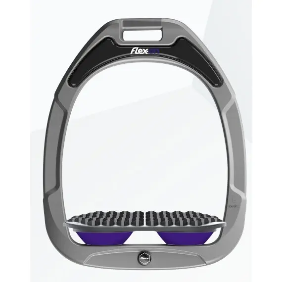 Étriers Endurance Aluminium/Gris/Violet Flex-On Green Composite