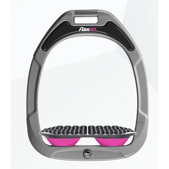 Étriers Endurance Aluminium/Gris/Rose Flex-On Green Composite