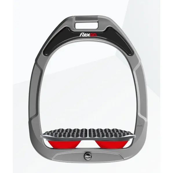 Étriers Endurance Aluminium/Gris/Rouge Flex-On Green Composite