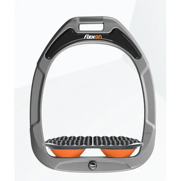 Étriers Endurance Aluminium/Gris/Orange Flex-On Green Composite