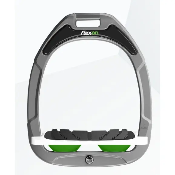Schrägstützen Grip Aluminium/Weiß/Grün Flex-On Green Composite