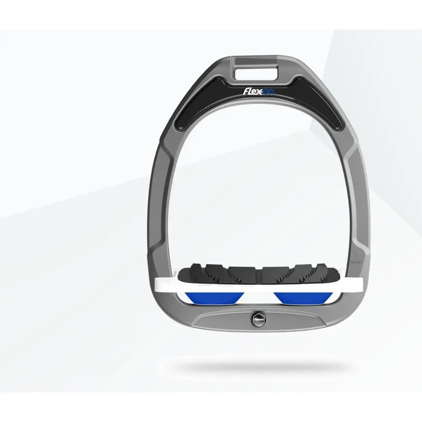 Étriers Incliné Grip Aluminium/Blanc/Bleu Flex-On Green Composite