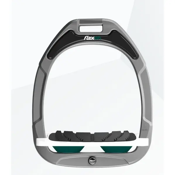 Schrägstützen Grip Aluminium/Weiß/Grün Flex-On Green Composite