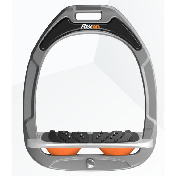 Comparer les prix de Étriers Incliné Grip Aluminium/Gris/Orange Flex On Green Composite