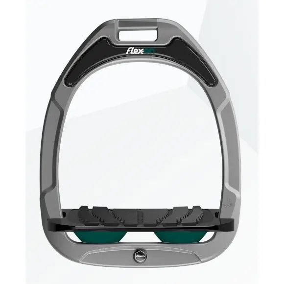 Étriers Incliné Grip Aluminium/Noir/Vert Flex-On Green Composite