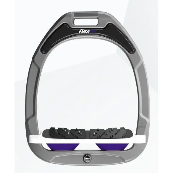 Schrägstützen Ultra Grip Aluminium/Weiß/Violett Flex-On Green Composite