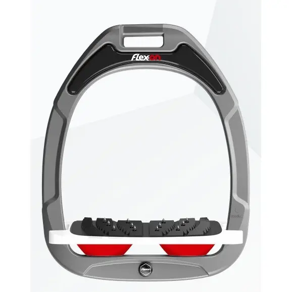 Étriers Incliné Ultra Grip Aluminium/Blanc/Rouge Flex-On Green Composite