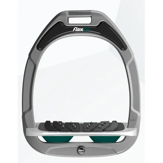 Étriers Incliné Ultra Grip Aluminium/Gris/Vert Flex-On Green Composite