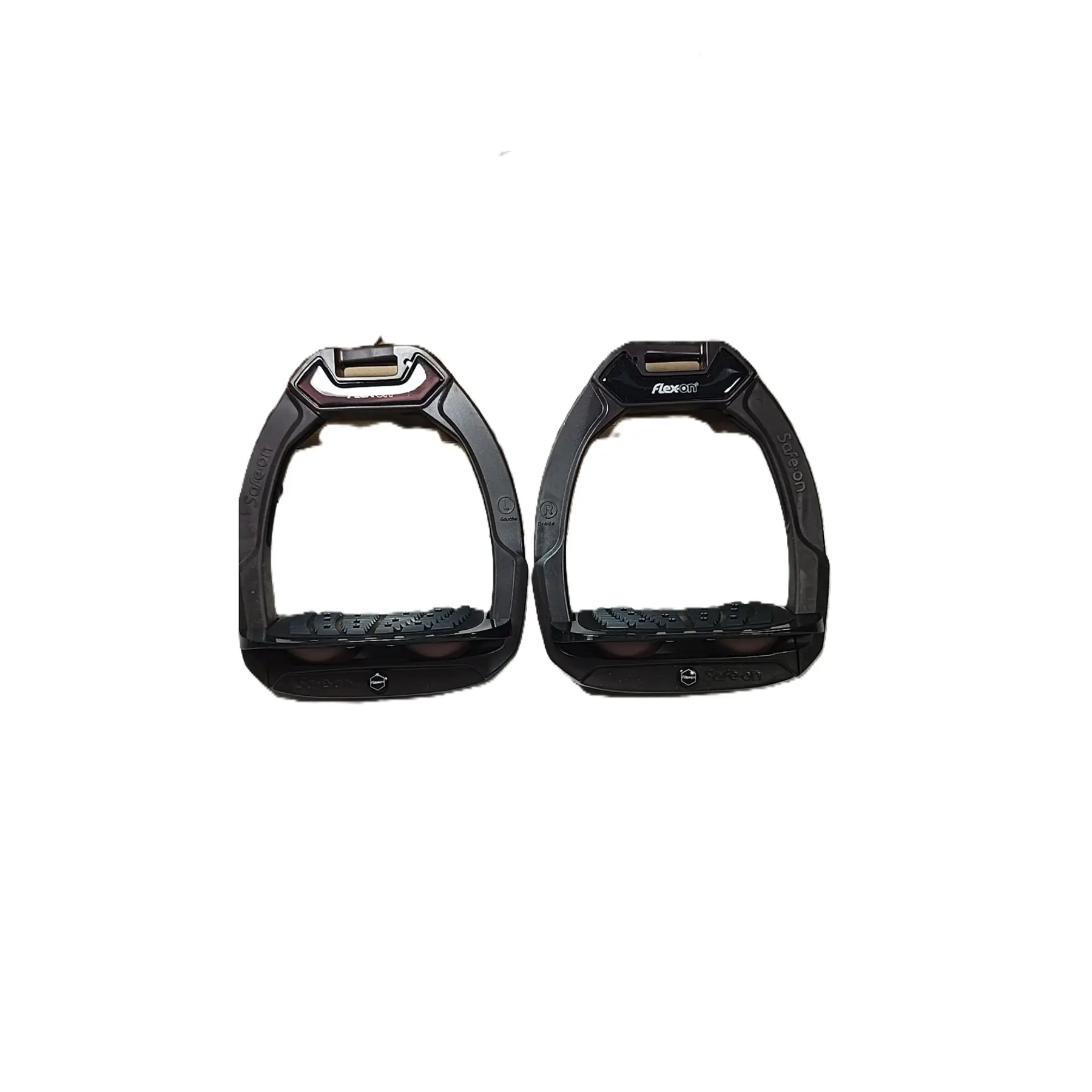 Comparer les prix de Étriers Incliné Ultra Grip Aluminium Noir/Chocolate Flex-On Green Composite