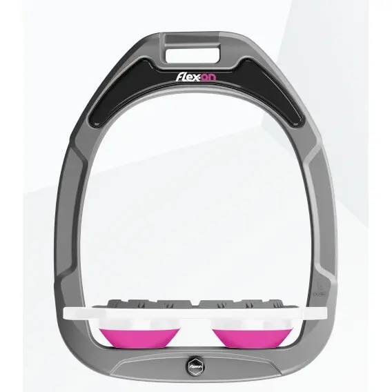 Platte Grip Aluminium/Silber/Rosa Flex-On Green Composite