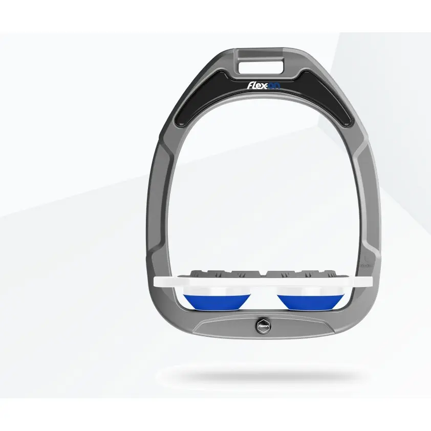 Comparer les prix de Étriers Plat Grip Aluminium/Blanc/Bleu Flex-On Green Composite