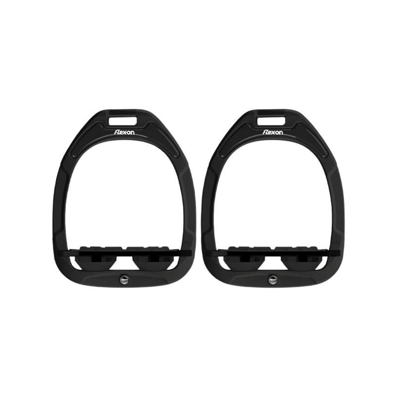 Comparer les prix de Étriers Plat Grip Aluminium/Noir/Noir Flex On Green Composite