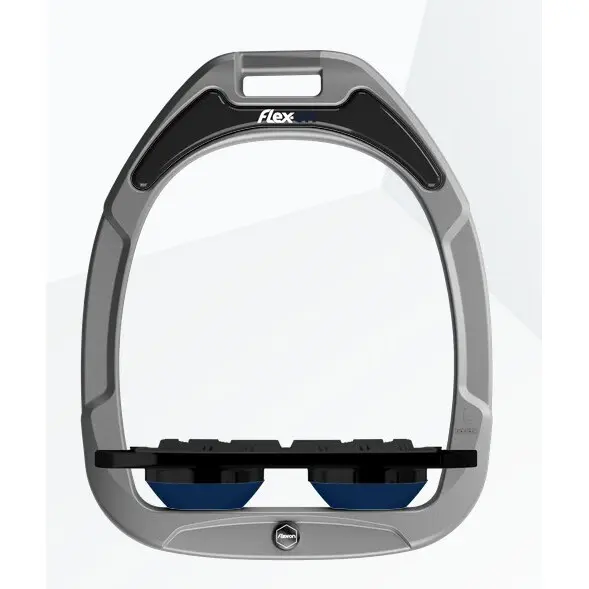 Flachgriff Aluminium/Schwarz/Marine Flex-On Green Composite