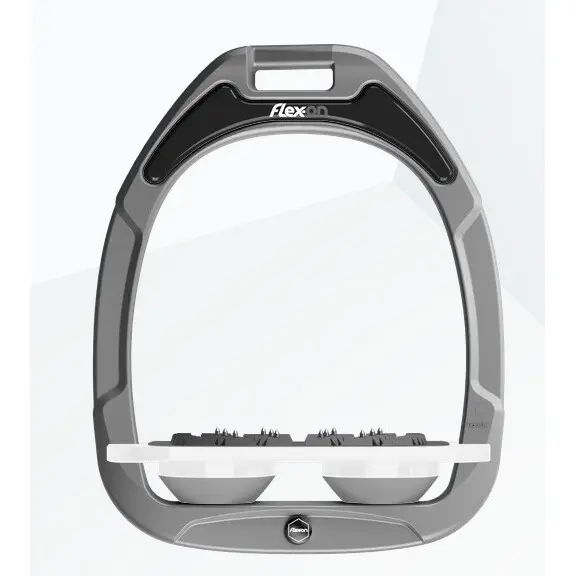 Étriers Plat Ultra Grip Aluminium/Blanc/Gris Flex-On Green Composite