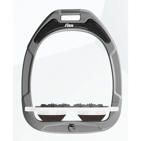 Étriers Plat Ultra Grip Aluminium/Blanc/Marron Flex-On Green Composite