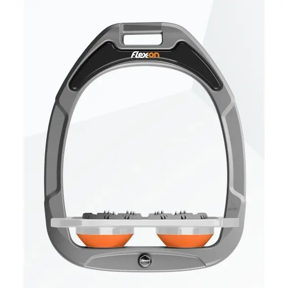 Étriers Plat Ultra Grip Aluminium/Gris/Orange Flex-On Green Composite