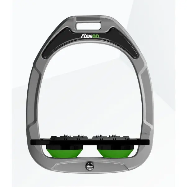 Platte Ultra Grip Aluminium/Schwarz/Grün Flex-On Green Composite