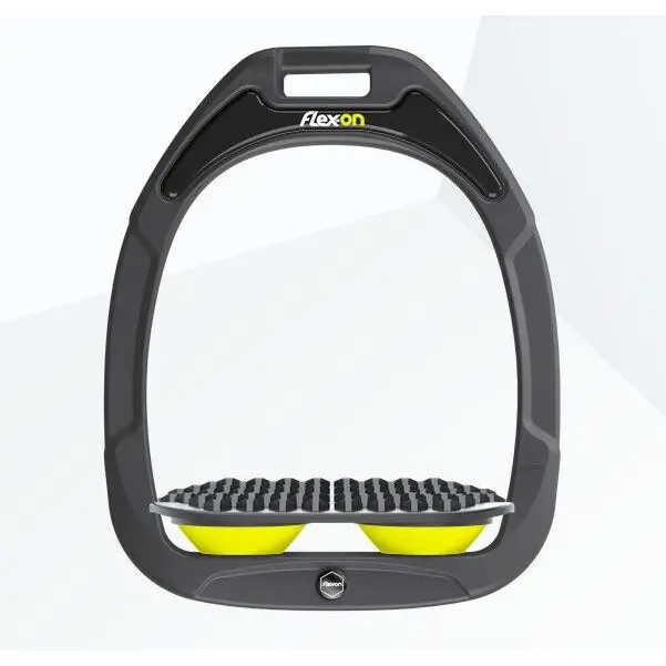 Étriers Endurance Anthracite/Gris/Jaune Flex-On Green Composite
