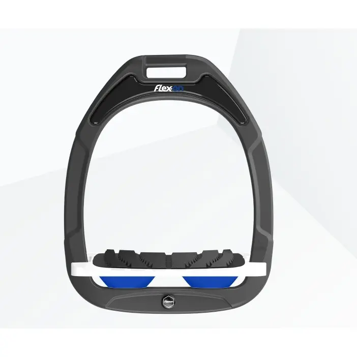 Étriers Incliné Grip Anthracite/Blanc/Bleu Flex-On Green Composite