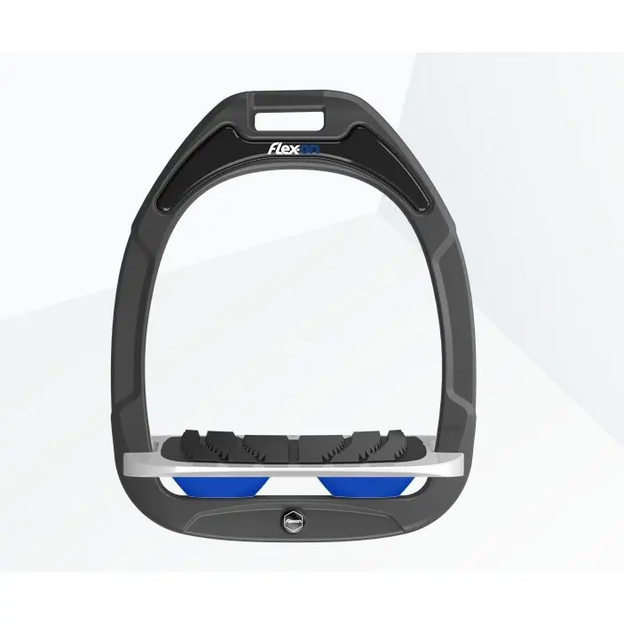 Étriers Incliné Grip Anthracite/Gris/Bleu Flex-On Green Composite
