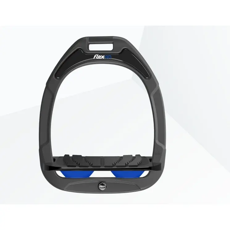 Étriers Incliné Grip Anthracite/Noir/Bleu Flex-On Green Composite