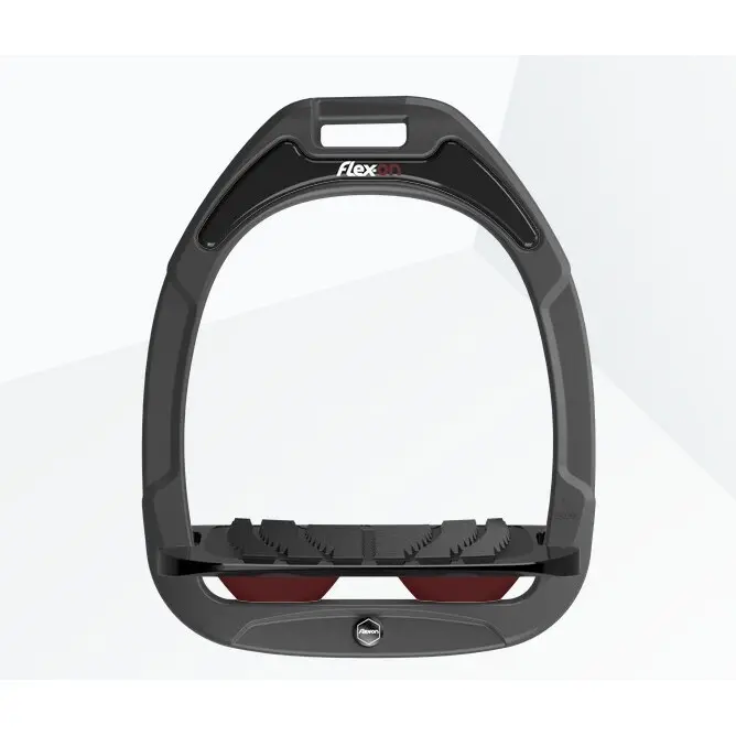 Comparer les prix de Étriers Incliné Grip Anthracite/Noir/Bordeaux Flex-On Green Composite