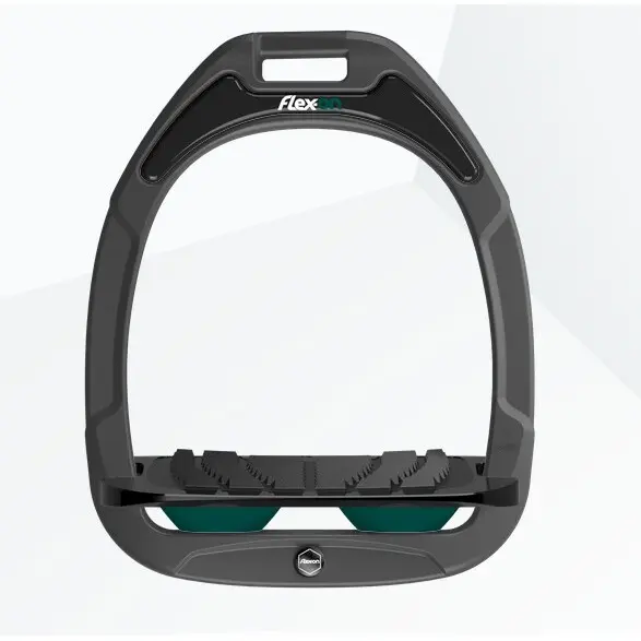 Étriers Incliné Grip Anthracite/Noir/Vert Flex-On Green Composite