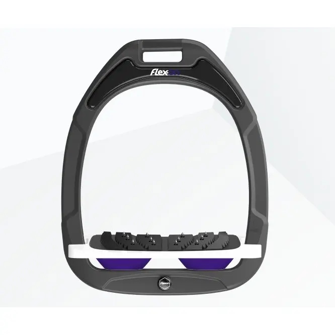 Étriers Incliné Ultra Grip Anthracite/Blanc/Violet Flex-On Green Composite