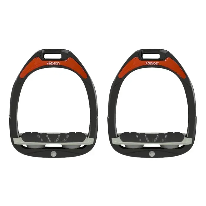 Étriers Incliné Ultra Grip Anthracite/Blanc/Orange Flex-On Green Composite