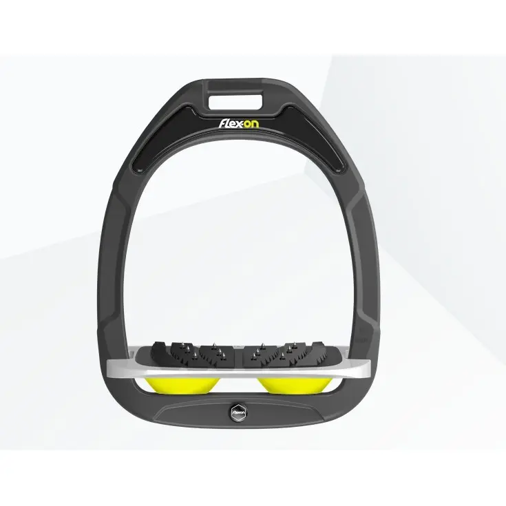 Étriers Incliné Ultra Grip Anthracite/Gris/Jaune Flex-On Green Composite