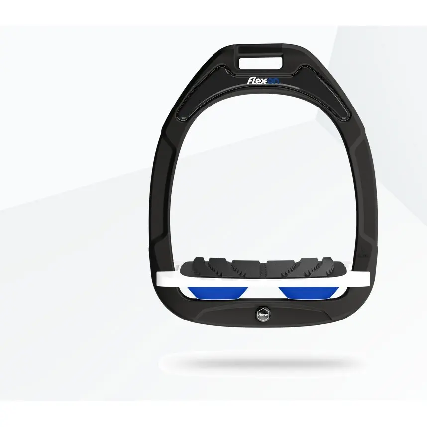 Étriers Incliné Grip Noir/Blanc/Bleu Flex-On Green Composite