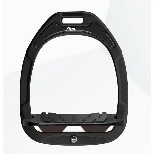 Schwarze/schwarze/braune Grip-Geländer mit Neigung Flex-On Green Composite