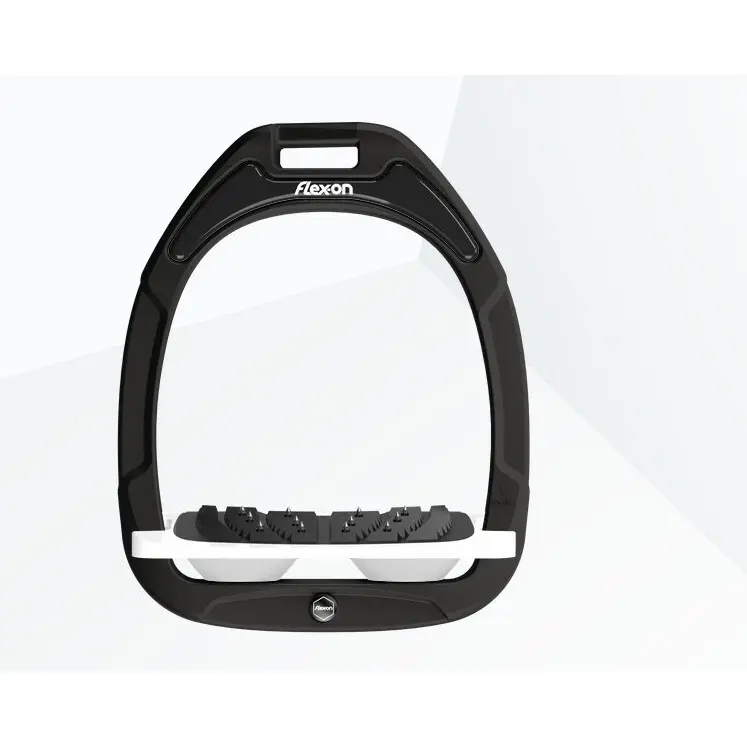 Schrägsteigbügel Ultra Grip Schwarz/Weiß/Weiß Flex-On Green Composite