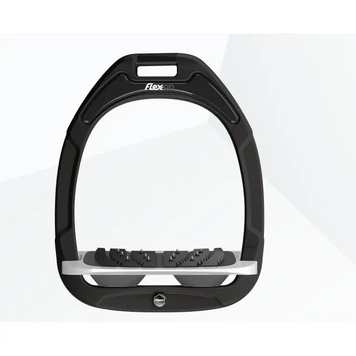 Schrägsteigbügel Ultra Grip Schwarz/Anthrazit Flex-On Green Composite