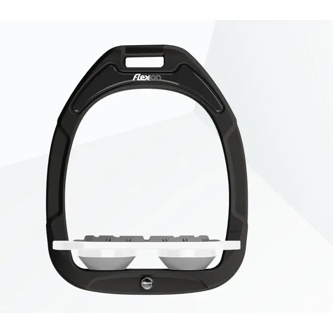 Étriers Plat Grip Noir/Blanc/Gris Flex-On Green Composite