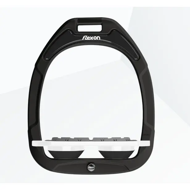 Étriers Plat Grip Noir/Blanc/Noir Flex-On Green Composite