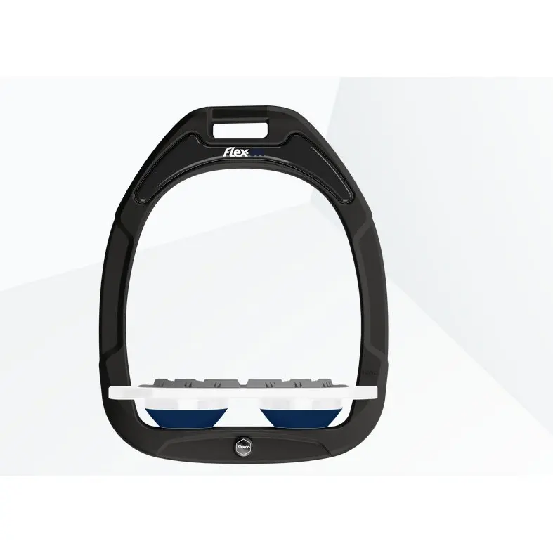 Étriers Plat Grip Noir/Blanc/Marine Flex-On Green Composite