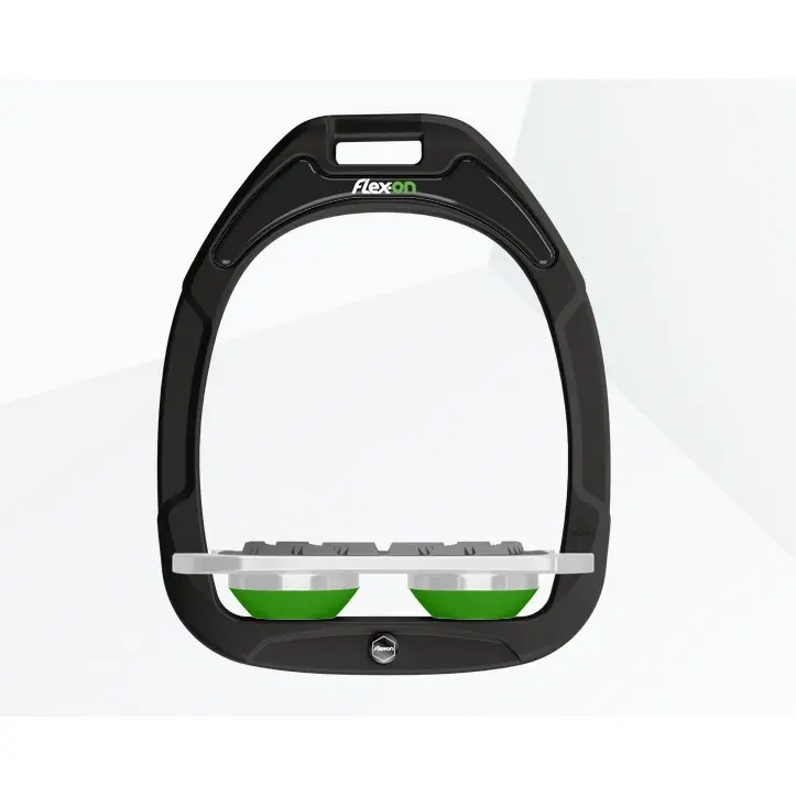 Sattelstützen Flach Grip Schwarz/Grau/Grün Flex-On Green Composite