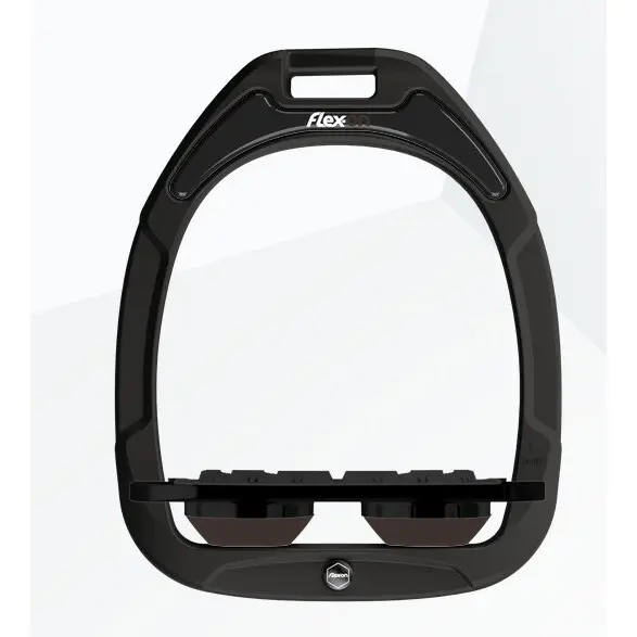 Étriers Plat Grip Noir/Noir/Marron Flex-On Green Composite